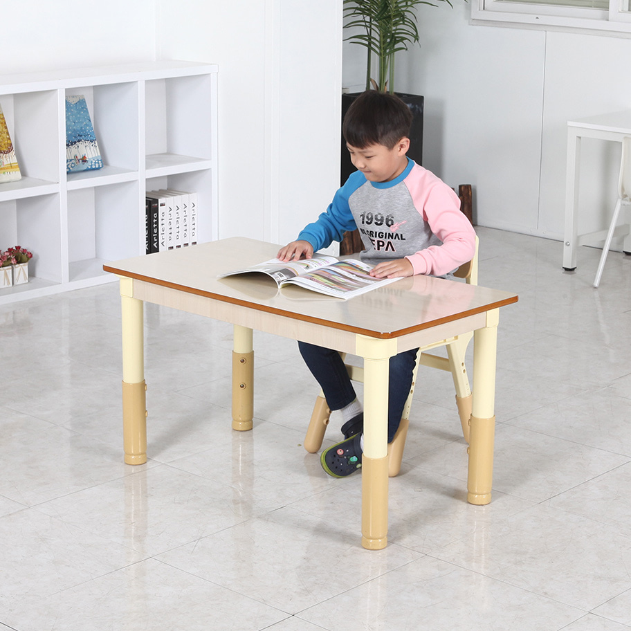 스위티 높이조절  1인용 유치원 책상의자세트 (책상1+의자1)